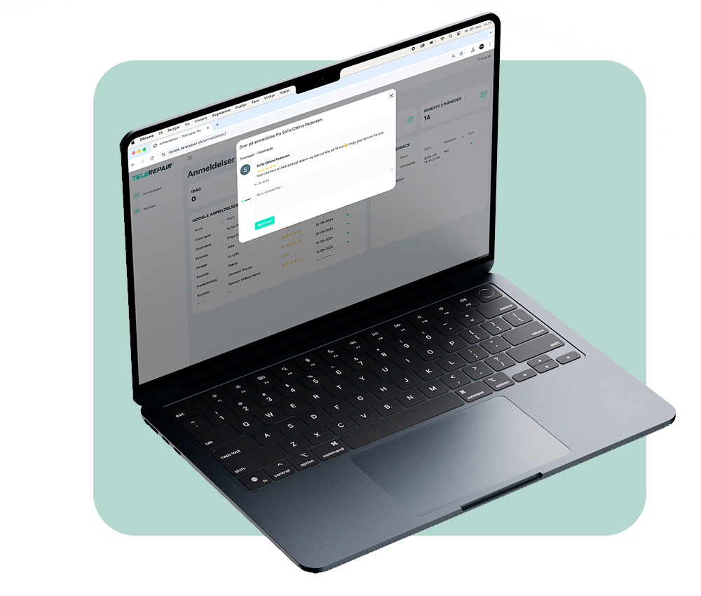 NFC Tag Stand in use